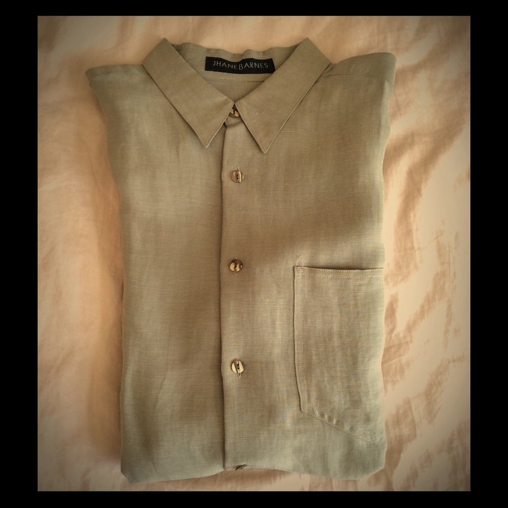 Jhane Barnes Button Down Collared Shirt